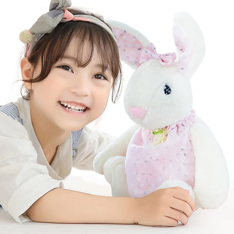 Elephant Rabbit Plush Toy Sing and Play  Plush Stuffed Toys Interactive Funny Baby Doll Kawai Animal Electronic Toys