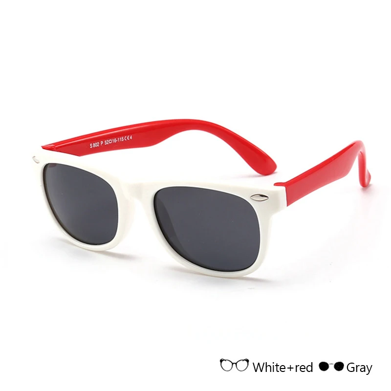 Детские солнцезащитные очки мальчики девочки безопасности солнцезащитные очки подарок для детей Baby UV400 Gafas - Цвет линз: A