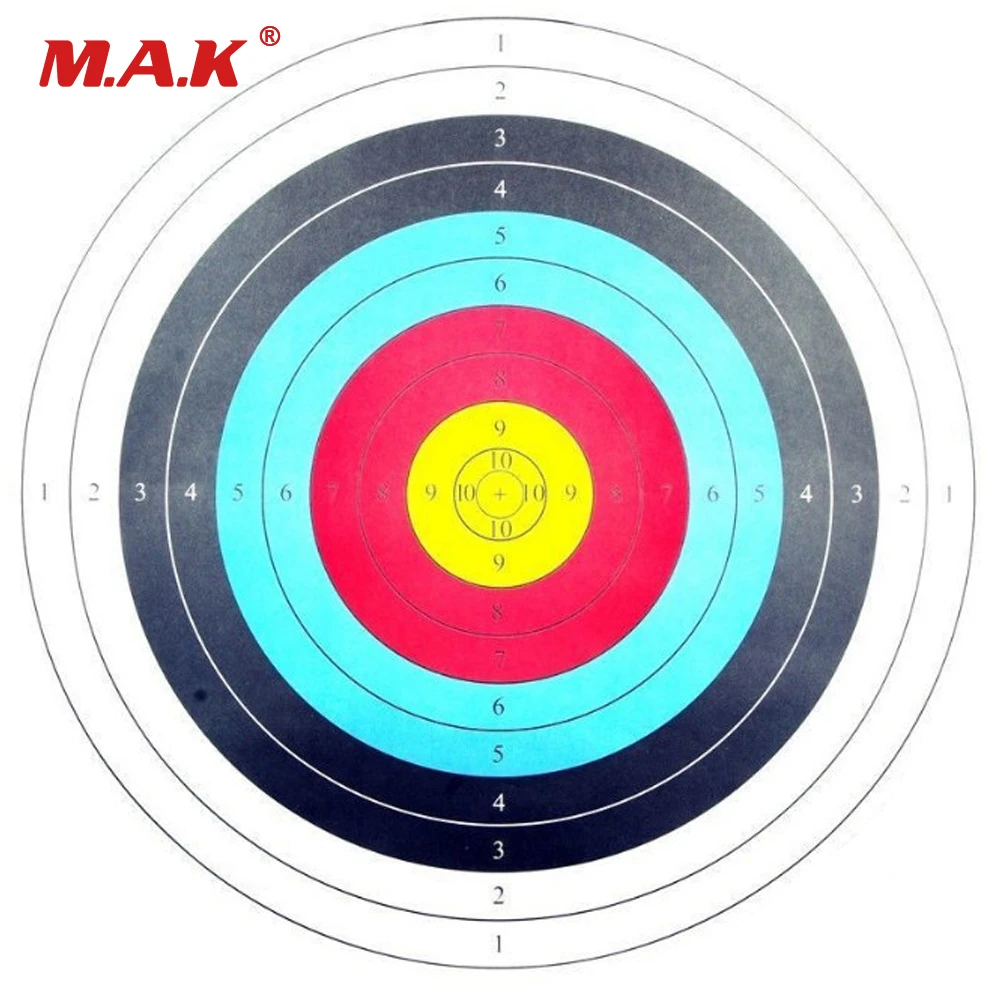 10 pcs Target Sticker Hunting Fita Standard 23 6 Archery Arrow Target Paper Full Ring Single Spot Vegas Bow Archery Accessory Archery Accessories Archery Target Paperarchery Target Aliexpress