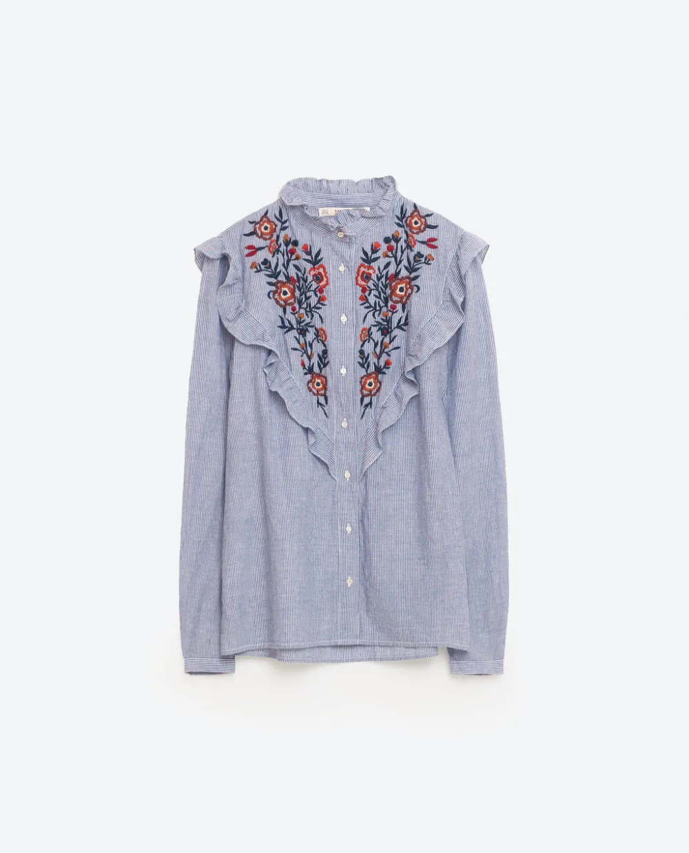 Spring 2017 Fashion Trends Flowers Embroidery Striped