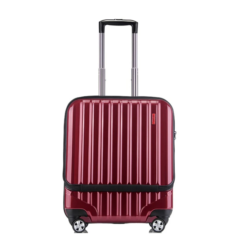 cabin luggage with front pocket