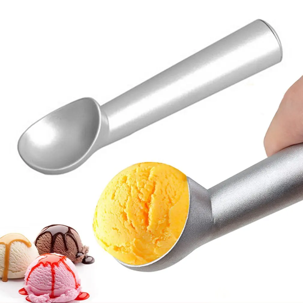 1pc Metal Ice Cream Scoop Ice Ball Maker Kitchen Non Stick Anti Freeze