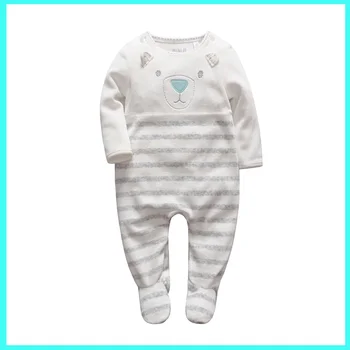 

tender Babies Cute children winter rompers navidad newborn girl clothes long-Sleeve cartoon footies bodysuits Infant jumpsuit