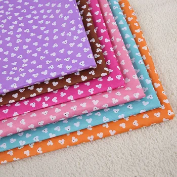 

150cm wide Little Mickey printed polyester fabric / printed bags lining / factory direct mass customization sewing diy