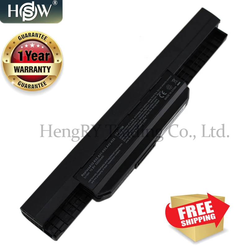 HSW K53u Аккумулятор для ноутбука Asus A32 K53 A42 A31 A41 A43 A53 K43 K53S X43 X44 X53 X54 X84 X53SV X53U X53B