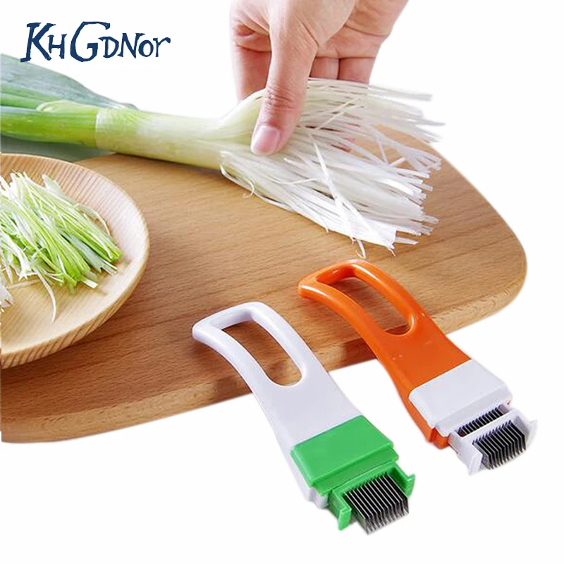 

Creative Green Onion Cutter Knife Graters Vegetable Chili Shredded Cooking Tools Household Kitchen Gadgets