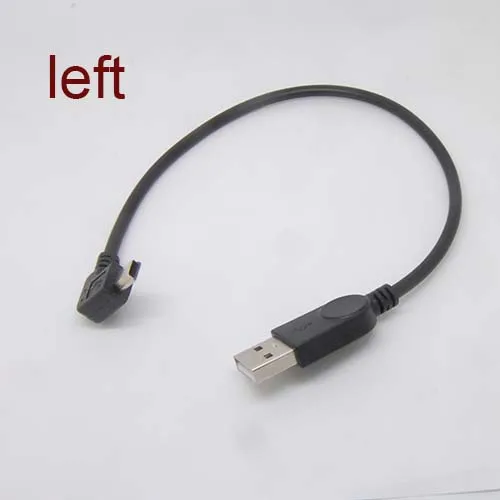 10 قطعة 90 درجة زاوية اليسار USB نوع الأنثى إلى B البسيطة 5 دبوس الذكور مهائي كابلات