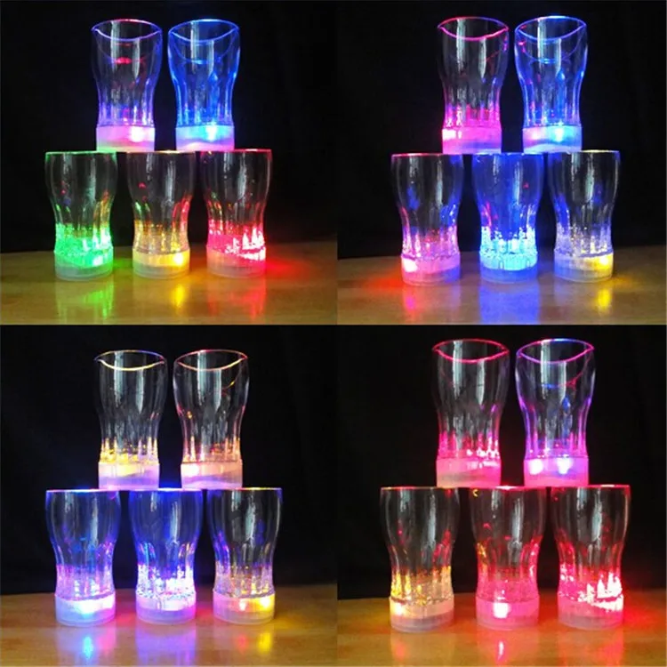 led light drinking glasses