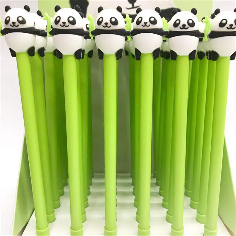 

Hot Sale Lovely Panda Gel Pen Signature Pen Escolar Papelaria School Office Supply Stationery Exam Spare Pens Promotional Gifts