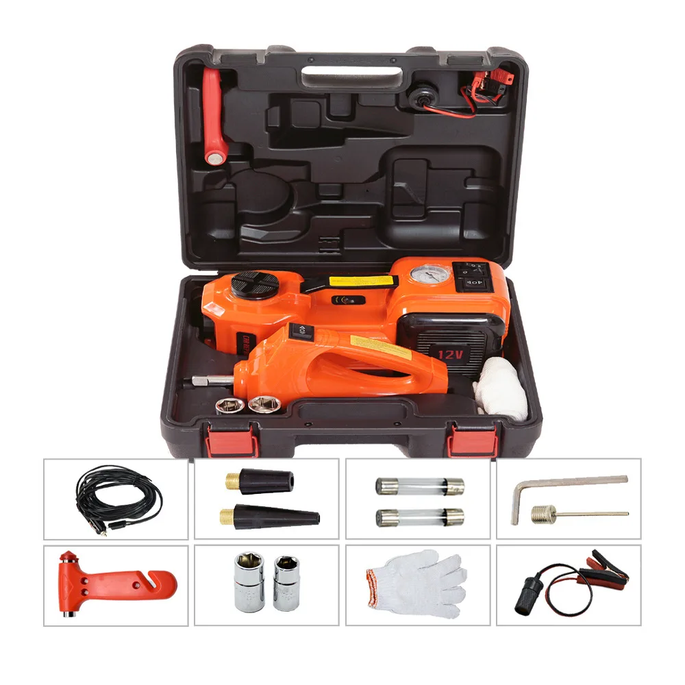 12V DC Electric Hydraulic Car Floor Jack with LED Light for Sedan Van Truck 3 in 1 Car Disassembly Tool 12V DC Electric Hydraulic Car Floor Jack with LED Light for Sedan Van Truck 3 in 1 Car Disassembly Tool