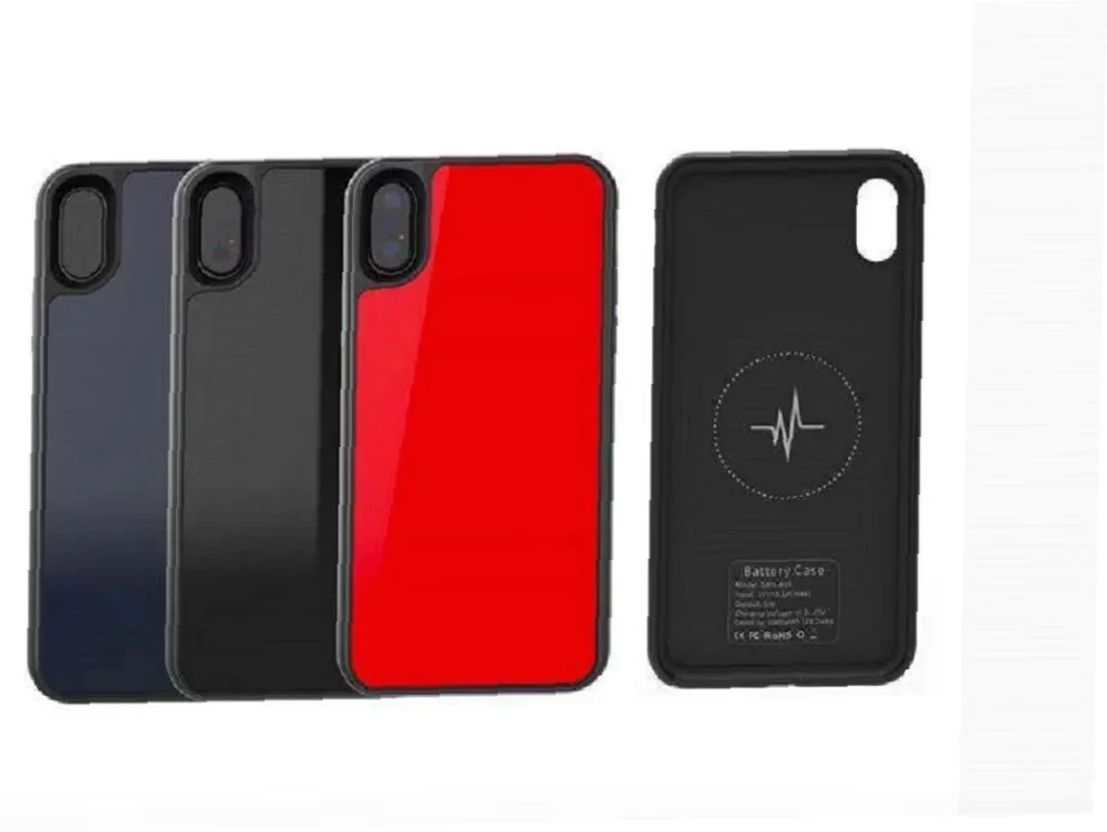 

XLOT Battery charger case 5000 mAh For iPhone X XS with Smart Wireless Charger external battery pack For iPhoneXS iPhoneX