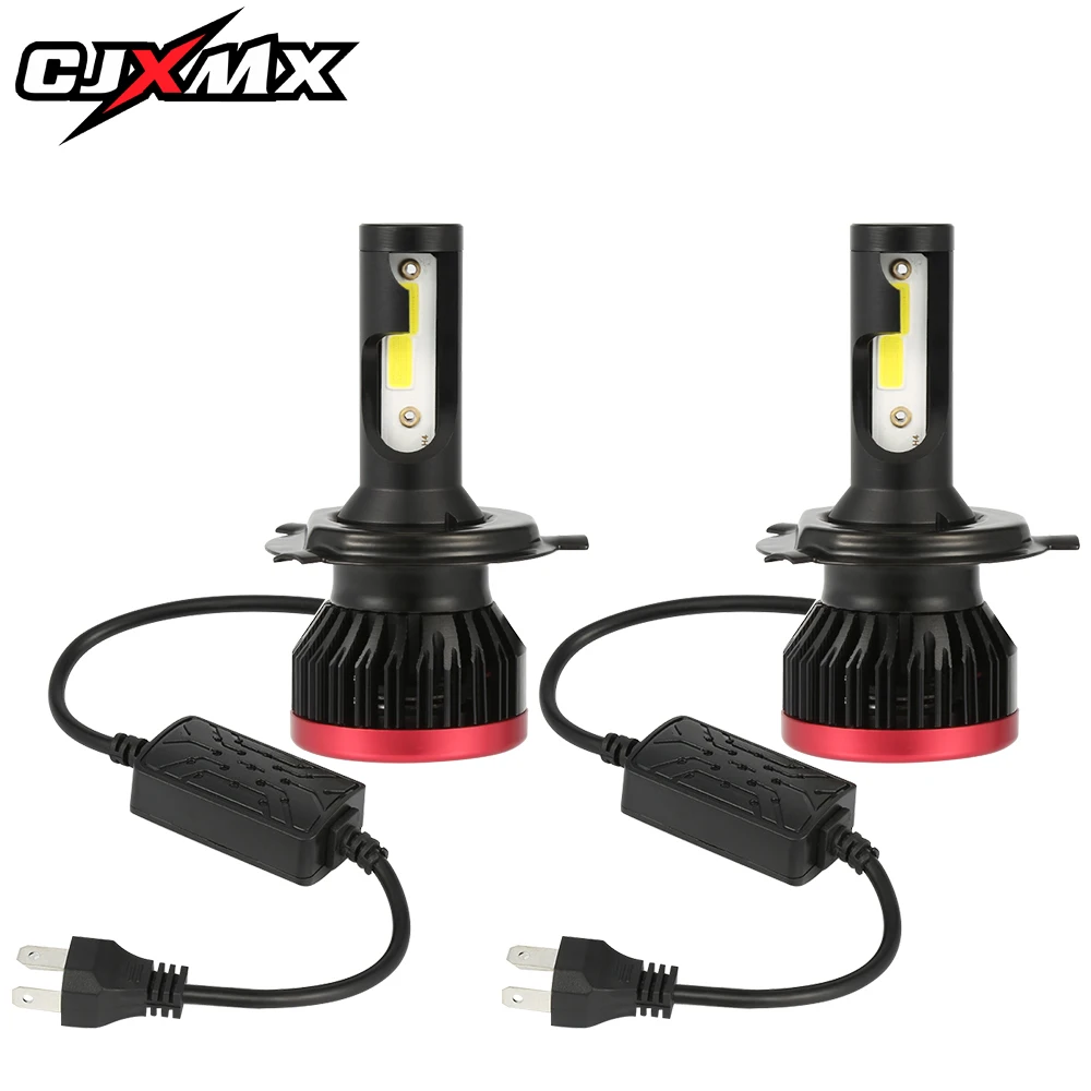 

CJXMX Mini Size H4 LED Lights H1 H3 H7 H11 HB3 9005 HB4 9006 Car Headlight Bulbs 9000LM 72W 6500K White Auto Fog Light 12V 24V
