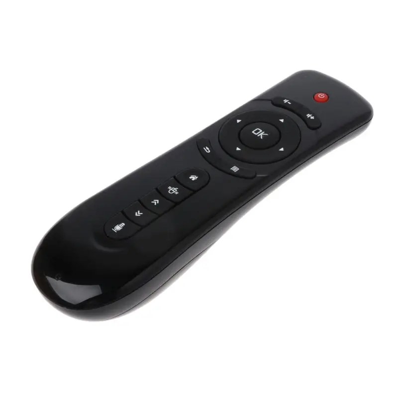 

2.4GHz Fly Air Mouse T2 Remote Control Wireless With Microphone Mic Voice Search 3D Gyro Motion Stick for Android Smart TV Box