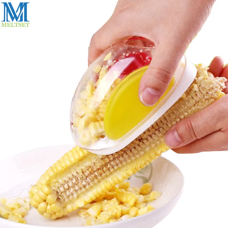 1PC Useful Fresh Corn Stripper Sweet Corn Threshing Device Cob Remover