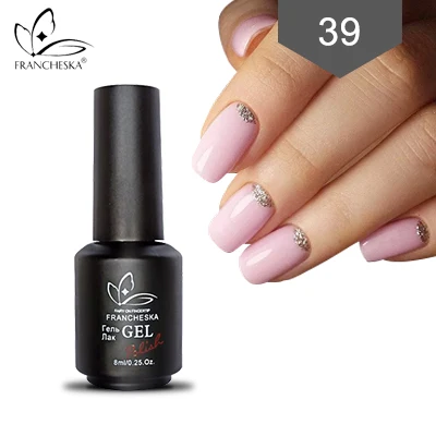 Francheska 120 мл набор акриловых порошковых акриловых ногтей acryl nagels oje unas acrilicas y gel acrylique ongle acrilic цвета белый - Цвет: 8ml uv color gel 039