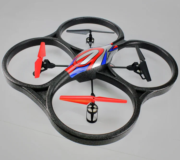 Квадрокоптер WL V262 UFO VS Parrot AR.Drone 2 4 V222 U818A с ЖК дисплеем 51 см 0 ГГц каналов 6 осевой