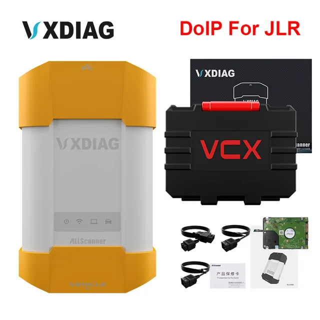 Диагностический инструмент VXDIAG VCX DoIP с программным обеспечением PATHFINDER V182 и JLR SDD