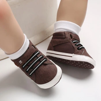 

Summer Baby Boy Casual High Heel Shoes Breathable Mixed Color Design Anti-Slip Shoes Toddler Soft Soled First Walkers