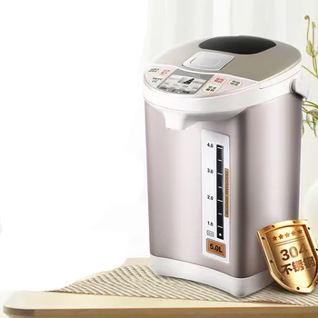 

Electric thermos water bottle insulated kettle open 5L home 304 stainless steel Anti-dry Protection
