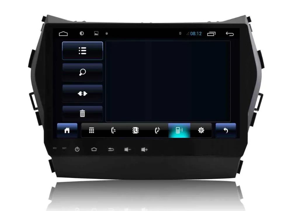 Cheap Octa Core 9" 1024X600 Android 8.1 Car Radio DVD GPS Navigation Central Multimedia for Hyundai IX45 Santa Fe 2013 2014 3G WIFI 4