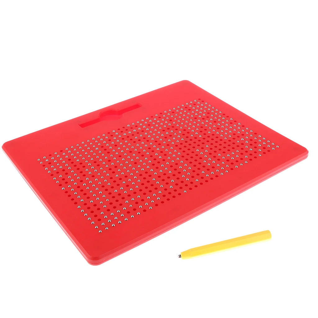 Erasable Magnetic Beads Drawing Boards Doodle Sketch Board for Writing Educational Learning Aids Number Shapes Cogniton Kids Toy