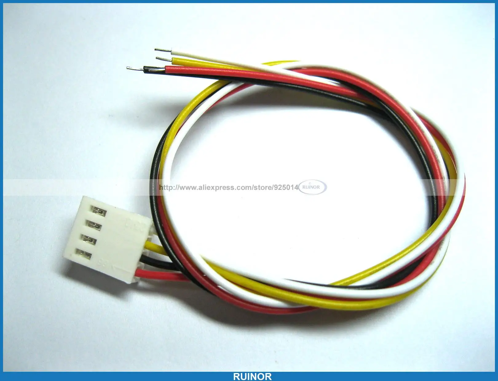 

20 Pcs 2510 2.54mm Pitch 4 Pin Female Connector with 26AWG 300mm Leads Cable