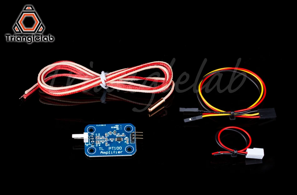 Trianglelab 3D принтер V6 hotend PT100 комплект для обновления датчика PT100 панель контроля температуры датчик для E3D HOTEND нагревательный блок