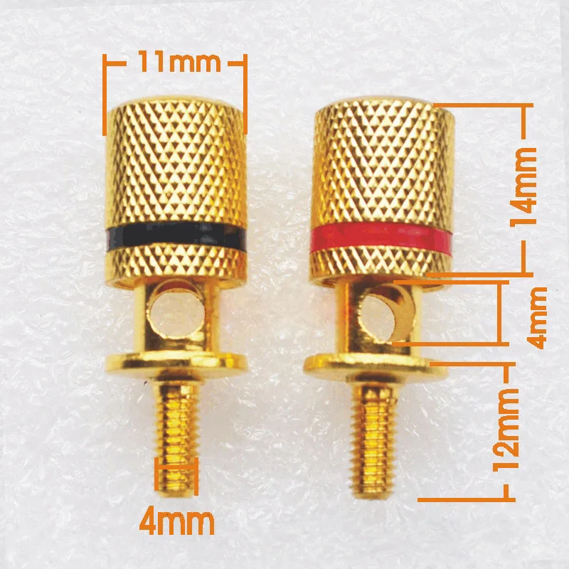 40pcs/lot Highend Speaker Cable Box Terminal Block Speaker Terminal