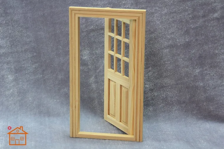 1:12 Scale 6 Wooden Door Knobs Tumdee Dolls House Miniature Accessory Handle 798 