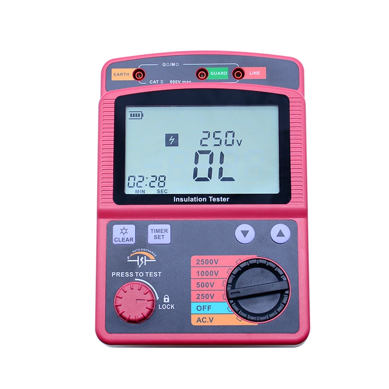 Resistance Meters GM3123 Digital Insulation Resistance Tester Meter