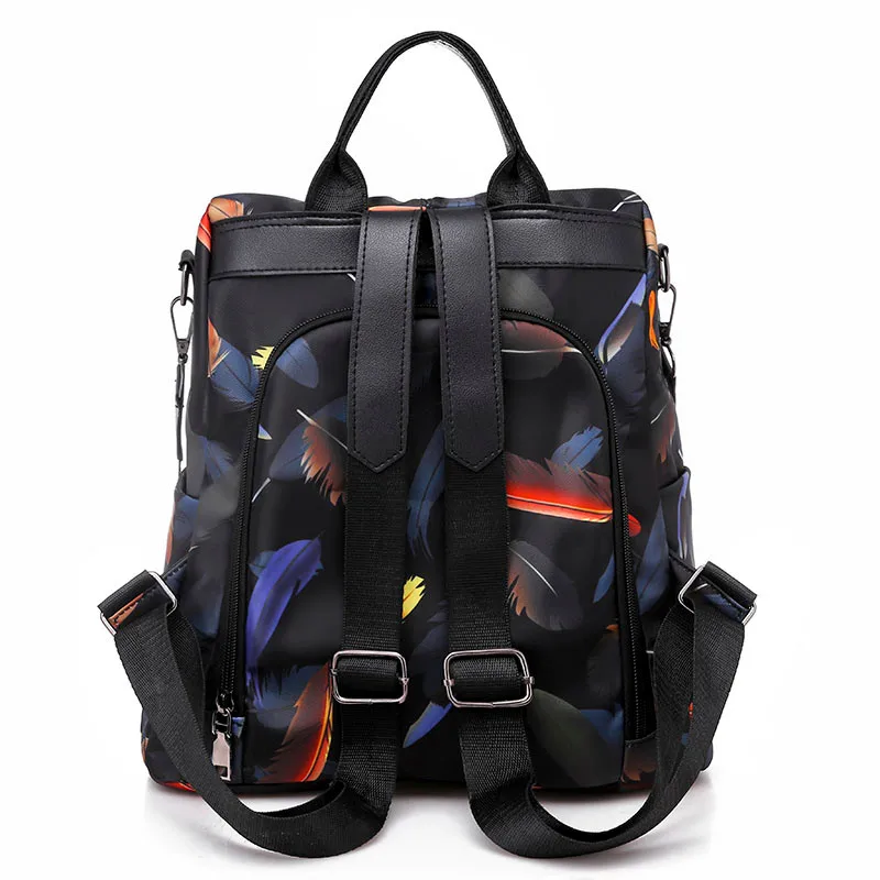 Женский модный рюкзак, водонепроницаемые нейлоновые сумки, противоугонная сумка на плечо, рюкзак для отдыха, водонепроницаемая нейлоновая Противоугонная сумка May13