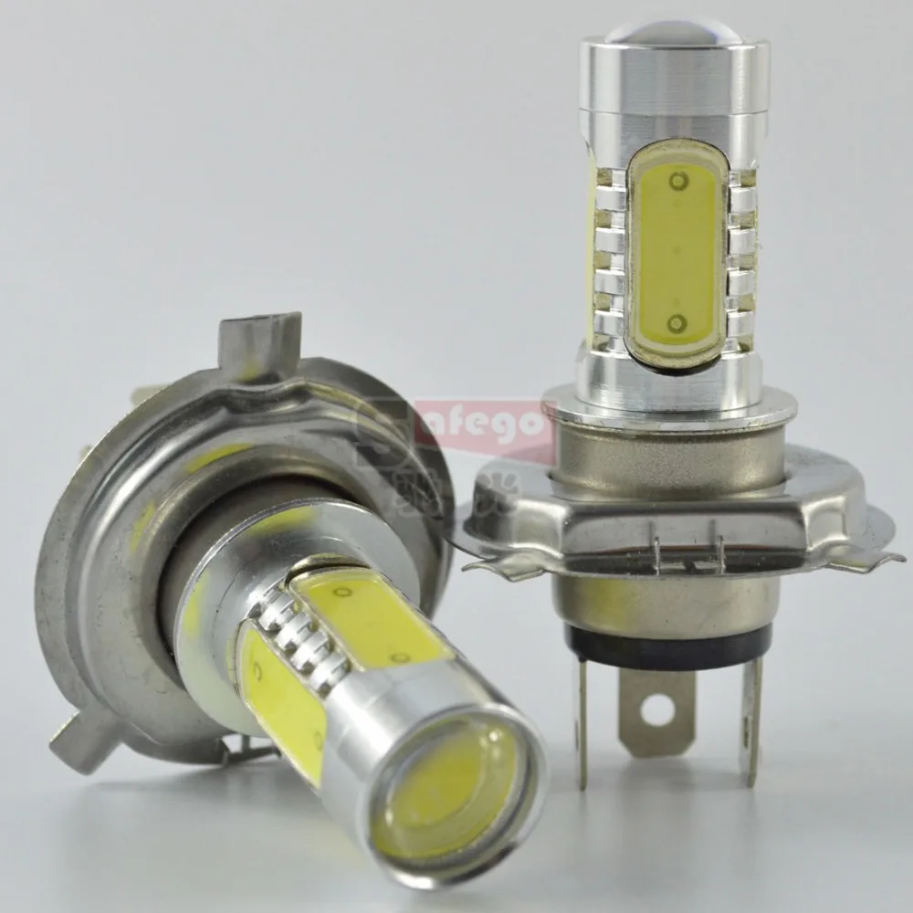 2 Stks Lamp H4 Led Koplamp H4 Power Led Dc 12 V H4