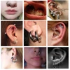 Anneau de perle Captive en acier chirurgical, 2 pièces, anneau d'oreille, cerceau, nez, Tragus, cartilage alge, Piercing mamelon, bijoux du corps, boucle d'oreille 16g 14g ► Photo 2/6