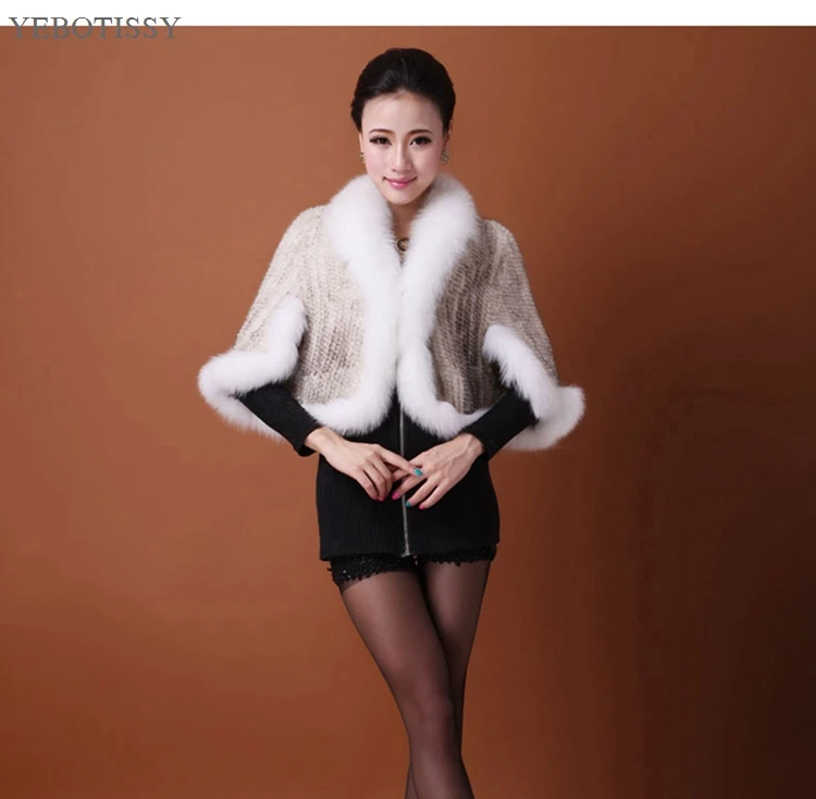 genuine mink fur capes fox fur collar (14)