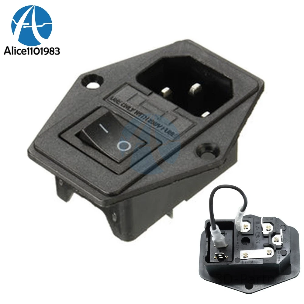 

3D Printer Accessory Parts Makerbot Ultimaker 3 in 1 Fuse Power Supply Socket