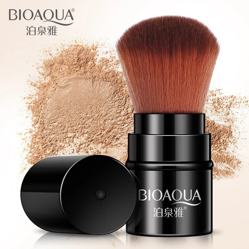 

BIOAQUA Telescopic Brush Powder Brush Makeup Tool Mini Retractable Foundation Makeup Powder Blush Beauty Brush Travel Cosmetic