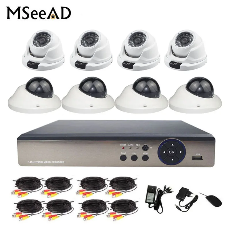 

Security Camera System 8ch CCTV System 5MP AHD Camera Indoor Outdoor Camera Surveillance Kit 8CH DVR 5MP HDMI Video Output