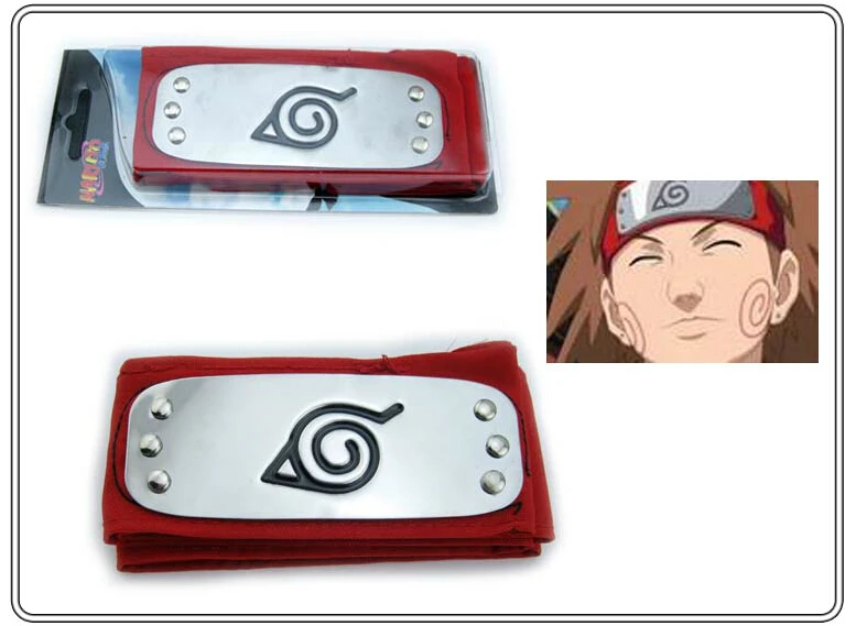 Naruto headband forehead protector animation peripheral accessories on