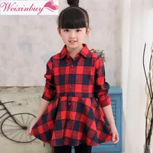 Новые Модные Детские платья для девочек осенняя одежда для маленьких девочек повседневные платья для маленьких девочек в английском стиле, в клетку, с меховым бантом, M2