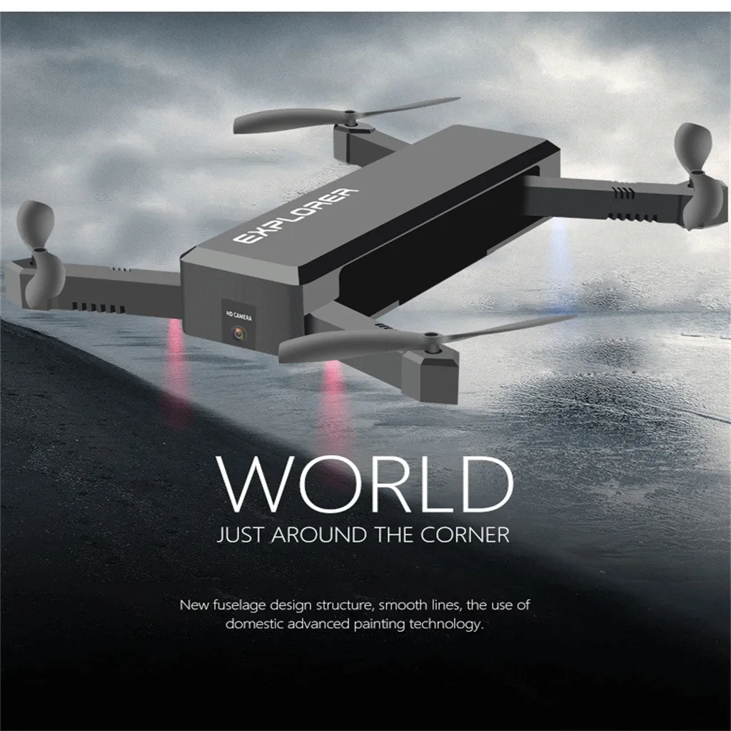 Дрон мини 2 4 ГГц долгий срок службы батареи HD аэрофотосъемка WiFi FPV 1080P камера