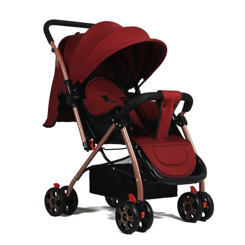 

Baby stroller Babies can sit and lie down Portable folding Shockproof Baby Car Used in Winter and Summer