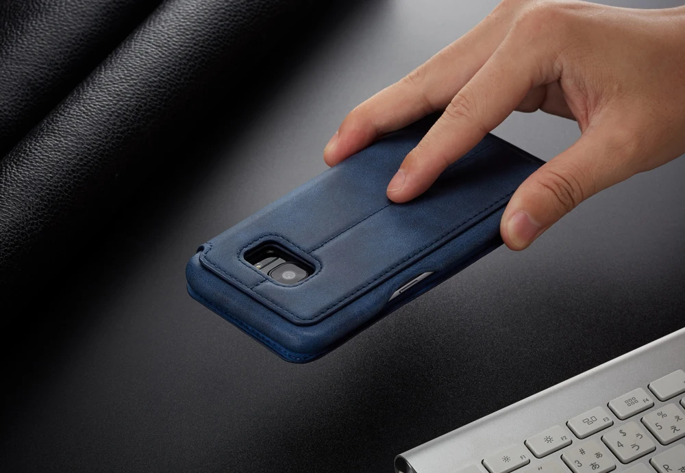 Роскошный чехол Fundas для samsung Galaxy A50 70 Note10 S9 S8 S10 Plus S10e, подставка для телефона, откидной кожаный чехол s Note8 S7 Edge, задняя крышка
