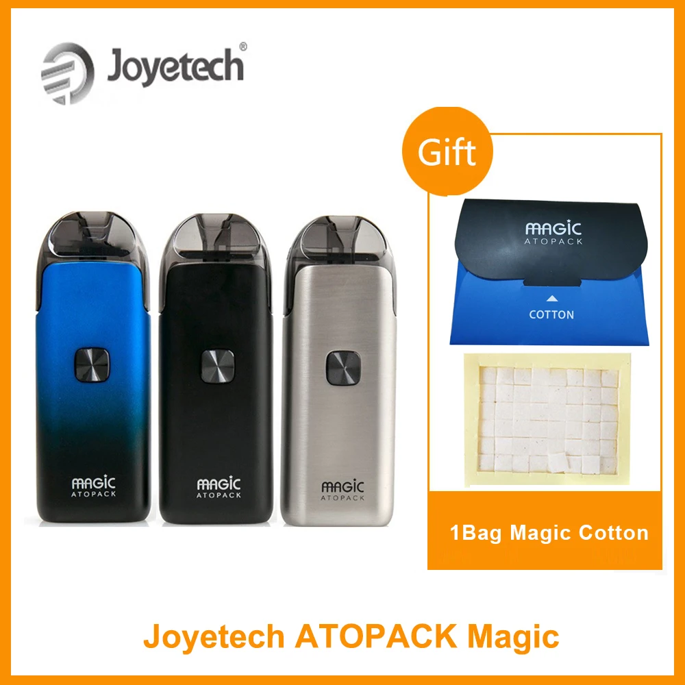 

[ES Warehouse] Original Joyetech Atopack Magic Pod System Kit Built in1300mAh Battery NCFilm Heater 7ml Capacity E- Cig