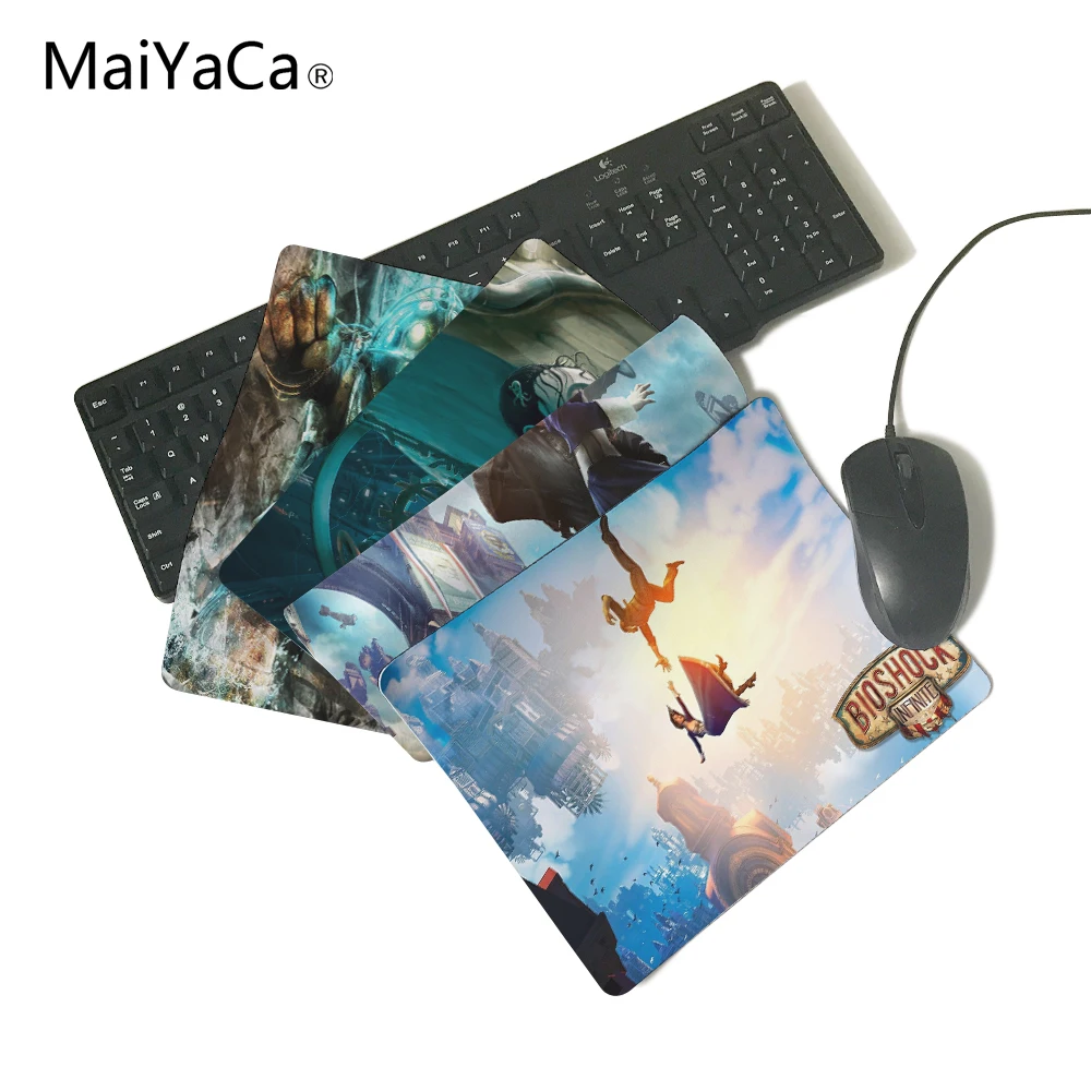 

MaiYaCa Unique Design Super Soft bioshock infinite Mousepads Radiation Non-Skid Rubber Pad Not Overlock Mouse Pad
