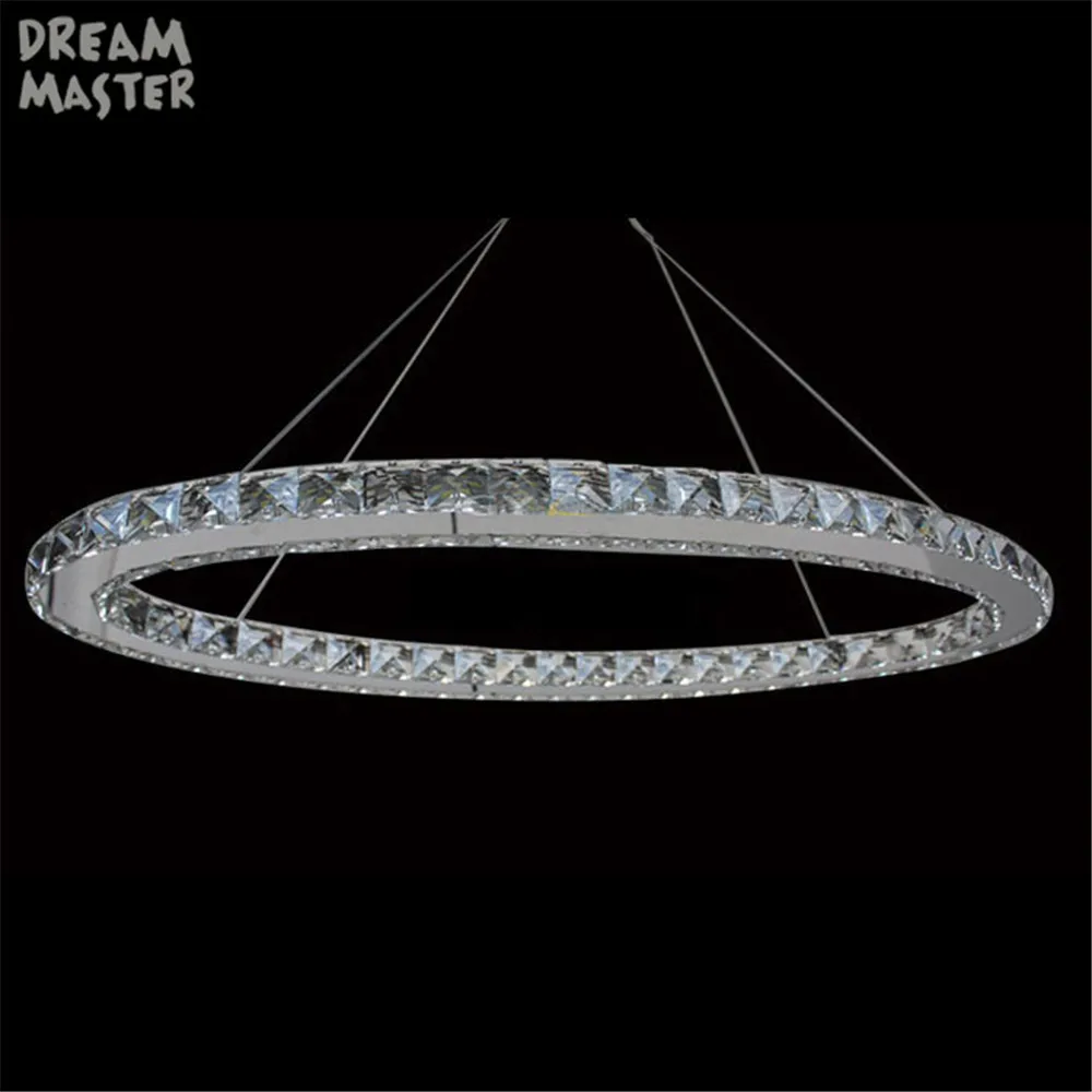 Oval pattern lustres LED crystal chandelier modern leds dining room lamp fixture for home lighting leds luminarias para sala