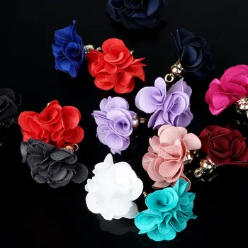 

Dia 3cm, Height 2.5cm Flower Earring Pendant Tassel 30pcs,Gold color CCB End Caps Crimp Beads Covers Jewelry Findings