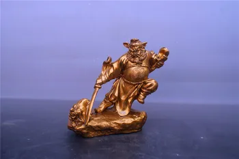 

China old Brass statue Zhong Kui copper Statue
