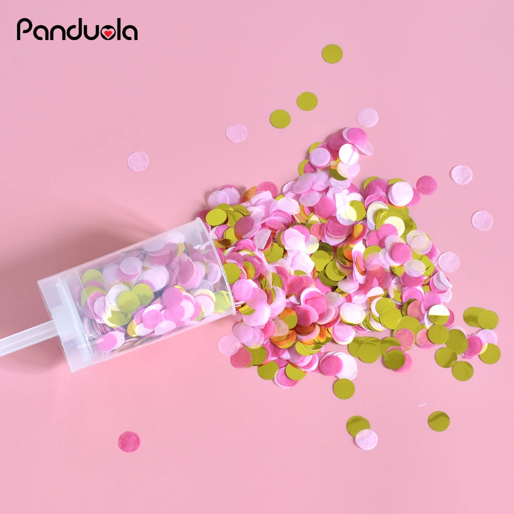 

18 birthday paper confetti Push Pop Popper birthday decor mermaid confetti baby party decoration tissue paper wedding party