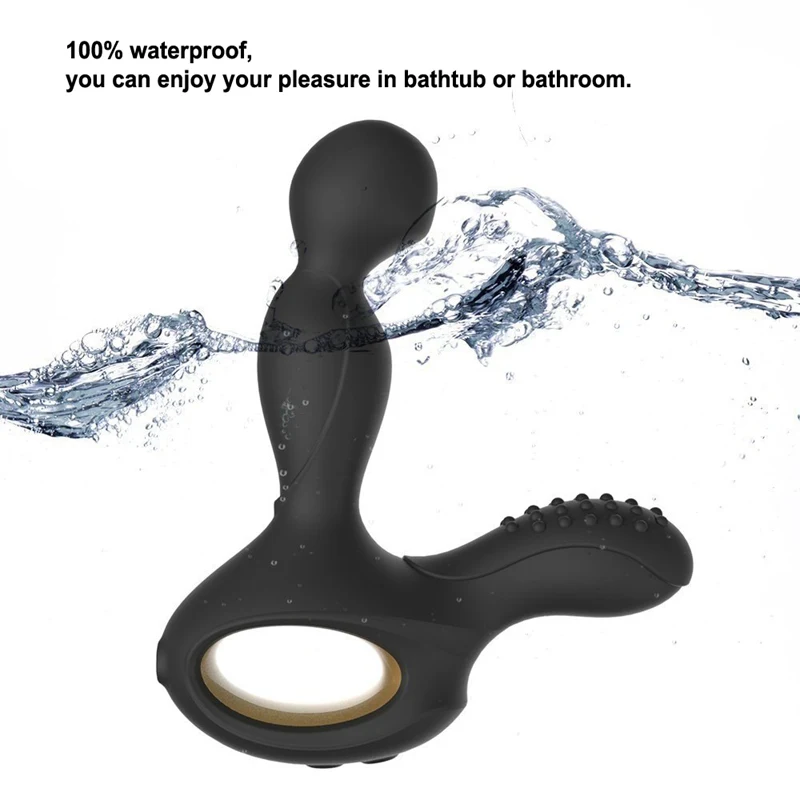 Heating Rotation Anal Plug Vibrator Male Prostate Massager G-Spot Stimulator Wireless Remote Butt P