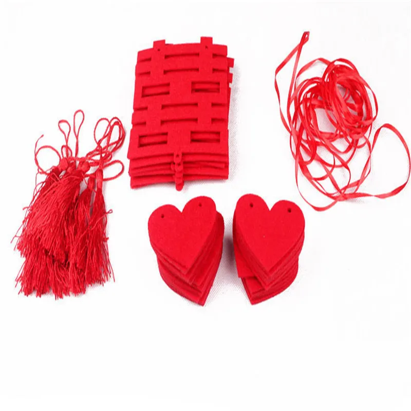 Принадлежности для свадебных церемоний Сияющий 3 м Нетканые двойное счастье